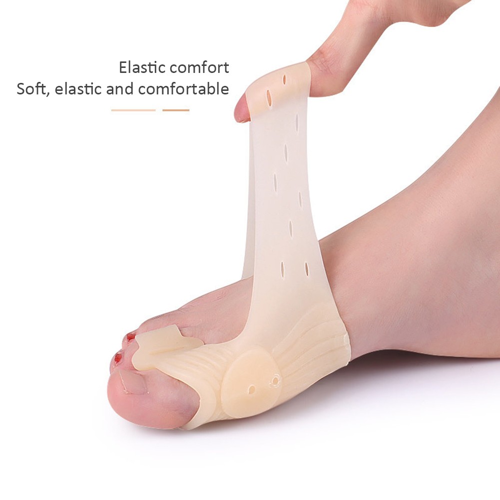 Toes Separator Bunion Orthopedic Ectropion Adjuster Hallux Valgus Bunion Corrector Pad Toe Straightener External Devices Foot Care Tool