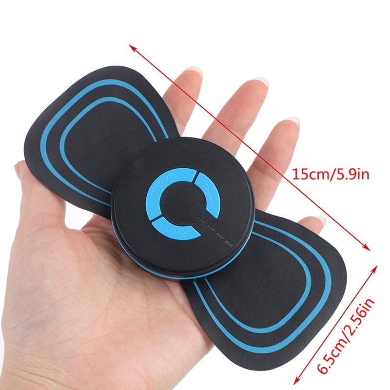 Portable Neck Massager Mini Electric Comfortable Intelligent Massage Cervical Meridian Stickers Massager Muscle Pain Relief