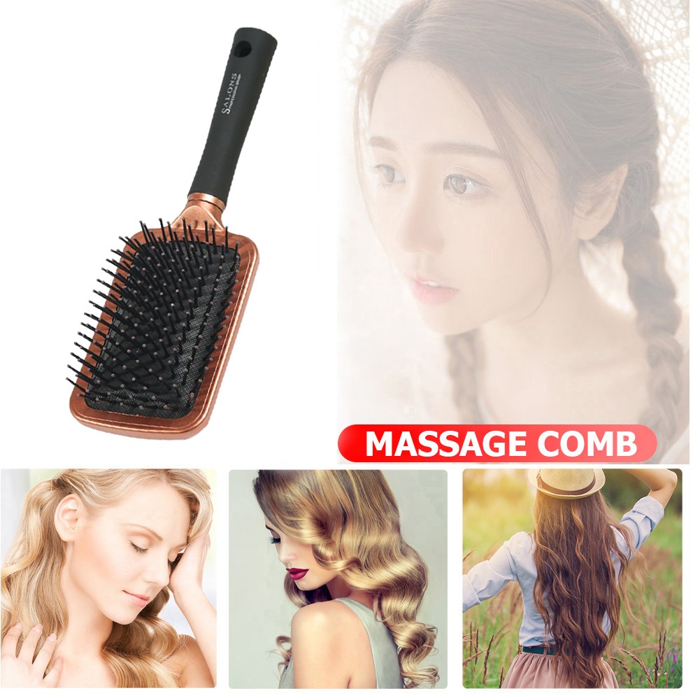 Hair Brush Salon Hair Scalp Massage Comb Dry Wet Straight Curly Detangle Air Cushion Comb Anti-static Hair Styling Tools