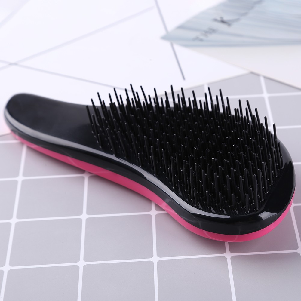 Magic Handle Comb ABS Detangling Hair Brush Anti-static Tangle Shower Massage Comb Smooth Salon Hairdressing Tool Comma Comb