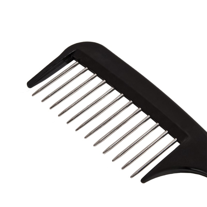 D2TA Wide Tooth Comb Detangling Hair Brush Barber Styling Comb For Women Anti-static