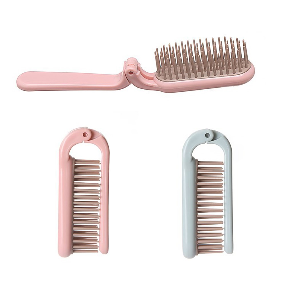 Foldable Hair Comb Portable Detangling Hair Brush Hair Brush Anti-static Head Massager Travel Combs Hair Styling Accessories