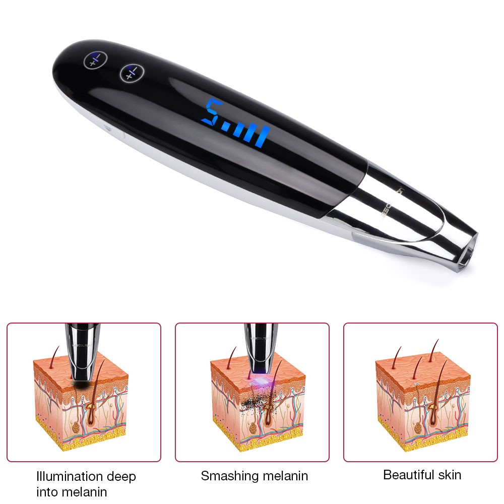 Professional Picosecond Laser Pen Blue Light Therapy Freckle Tattoo Mole Removal Dark Spot Eyebrow Pigment Acne Laser Pen