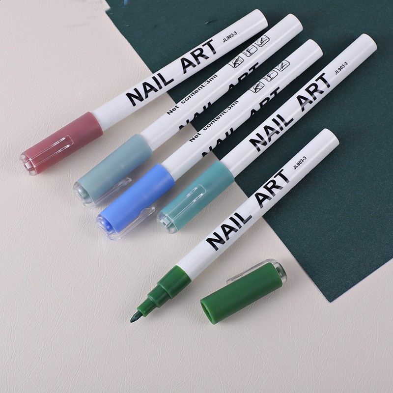 12pcs Waterproof Nail Art Graffiti Pen Abstract Lines Flower Sketch Drawing Art Tools DIY Nail Art Professional Accessories