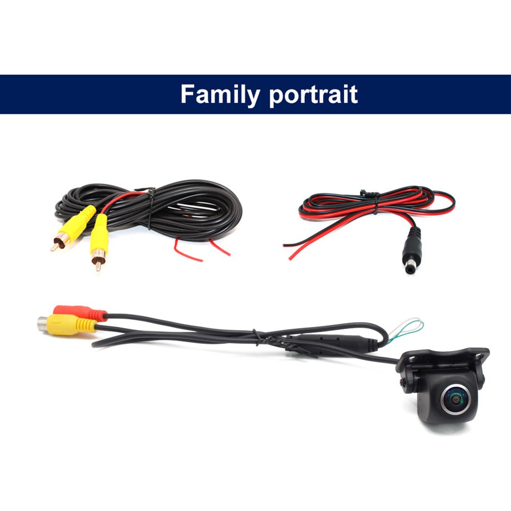 Smartour 1080P 180° CCD Car Rear View Reverse Camera Android Auto Parking Monitor HD Night Vision Universal Front Camera