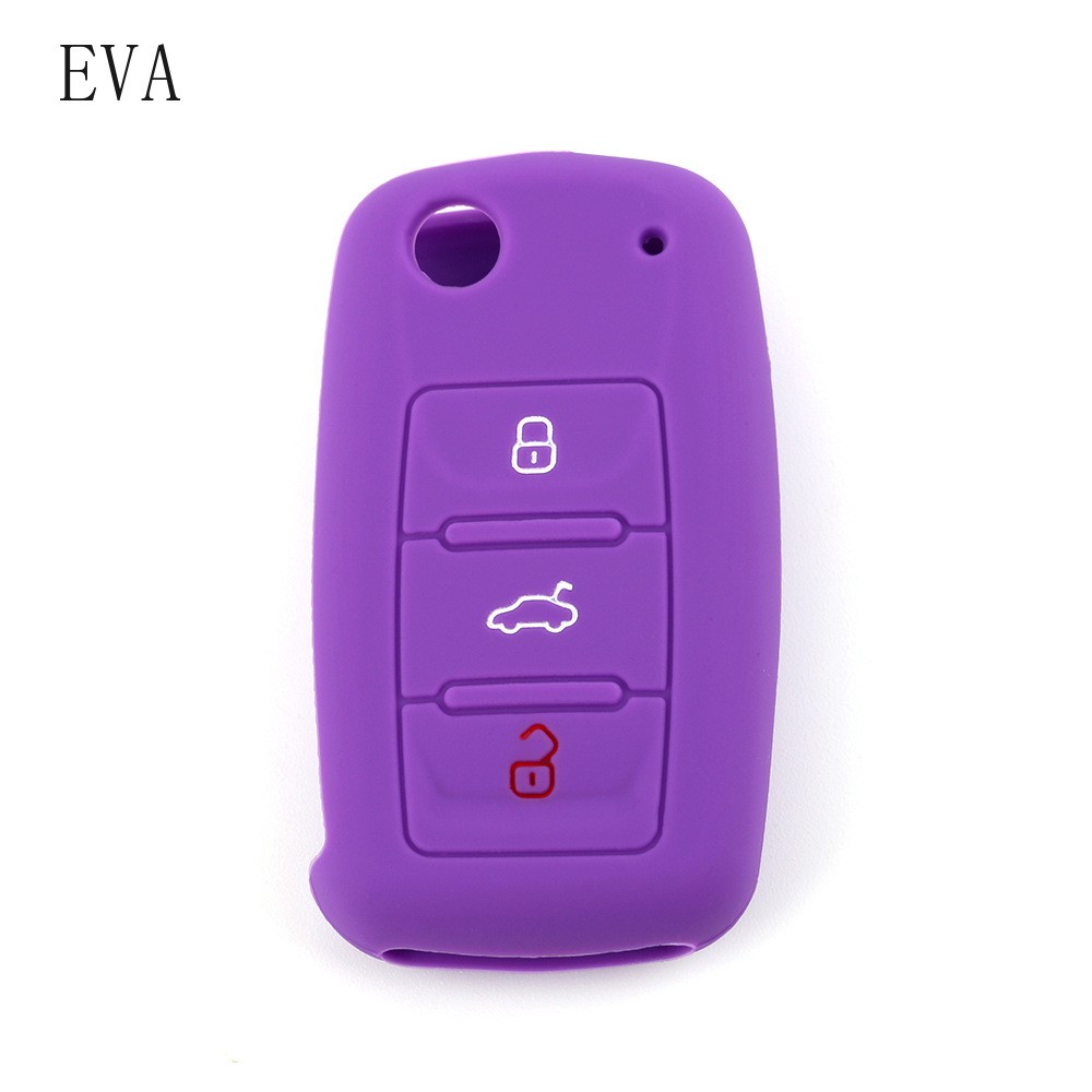 Silicone Remote Key Fob Protective Case Cover For Volkswagen Volkswagen Polo Tiguan Passat B5 B6 Golf EOS Scirocco Jetta MK6 Octavia