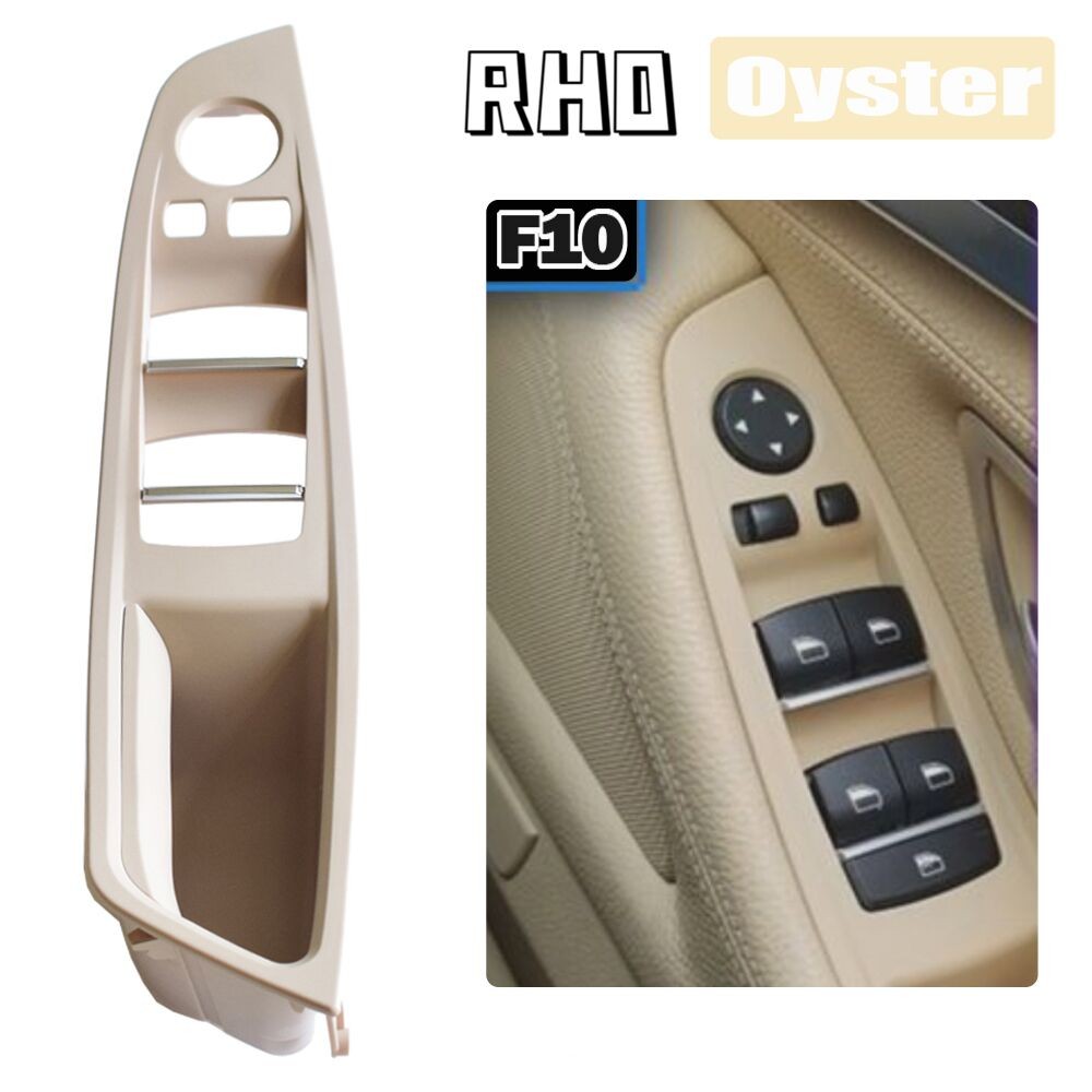 Right Hand Drive RHD For BMW 5 Series F10 F11 Beige Black Red Wine Oyster Car Interior Interior Door Handle Pull Panel Trim Cover