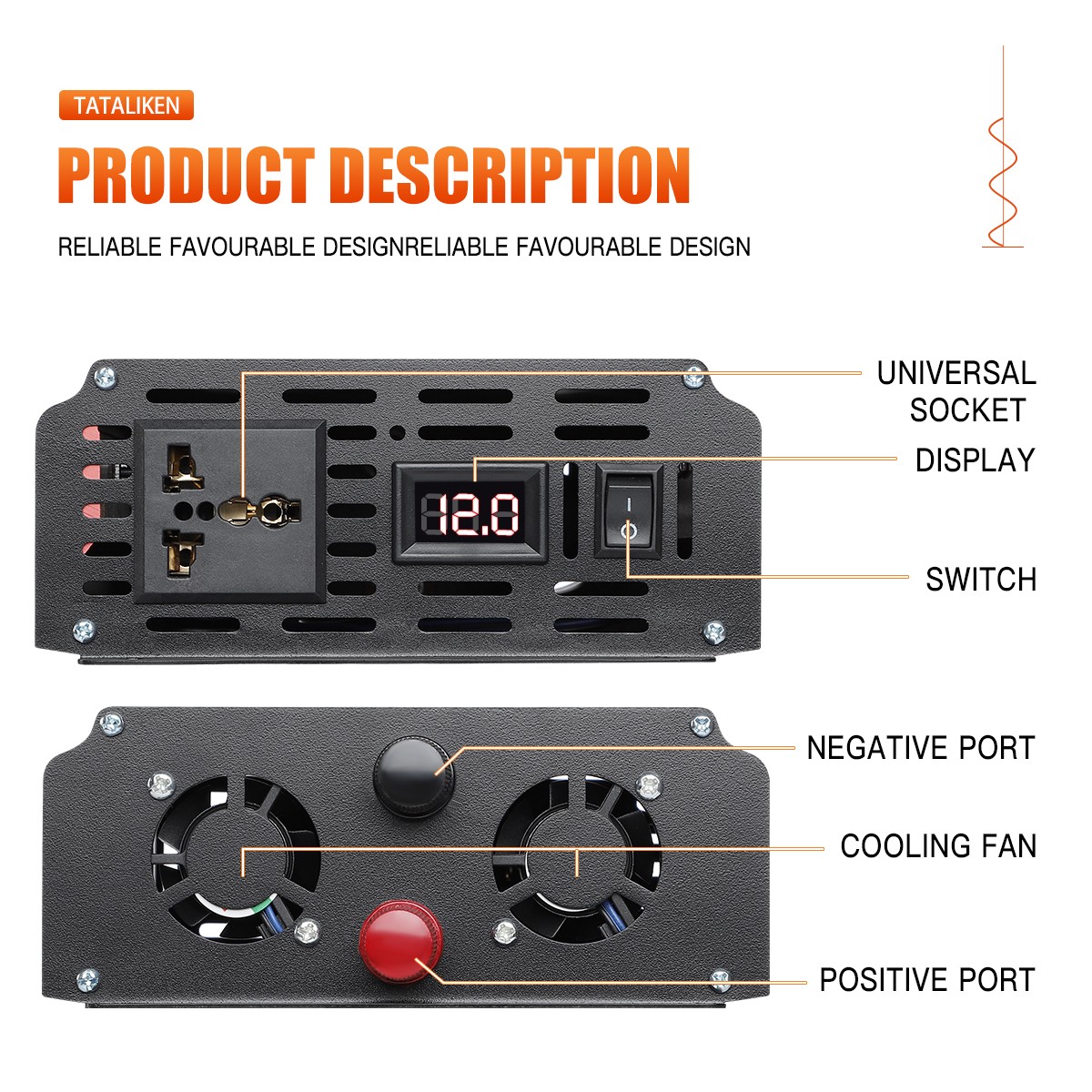 pure sine wave inverter 12v 24v to 220v 1600w 2500w 3500w 4000w dc to ac voltage converter 12 220 mini car power supply