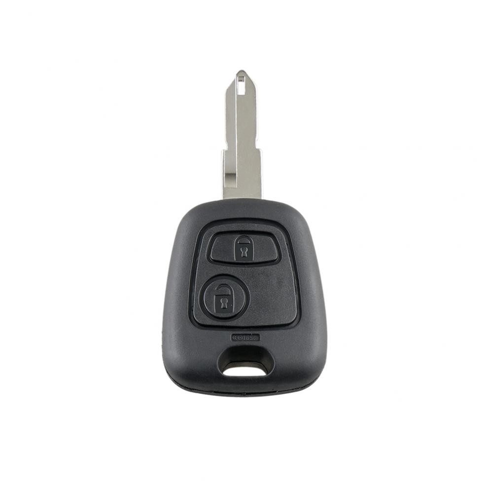 2 Buttons Car Remote Key Shell Fob Key Case With 206 Key Blade Micro Fit For Peugeot 106 107 206 207 306 307 406 407