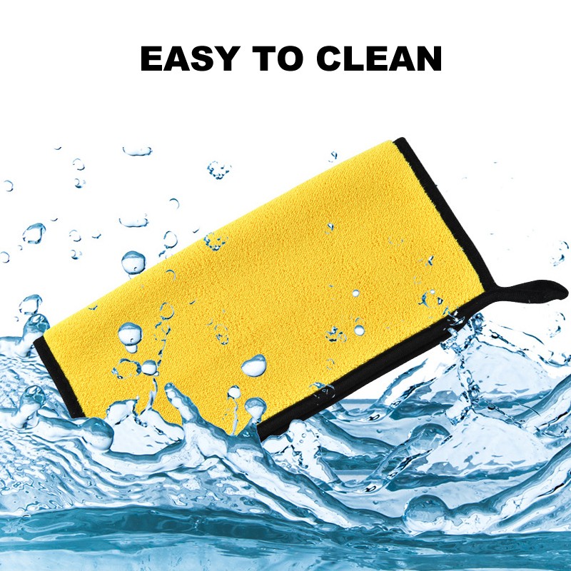 Microfiber Towel Car Windshield Accessories Car Dry Cleaning Rag Household Detailing Kitchen Towels Washing Tools Supplies