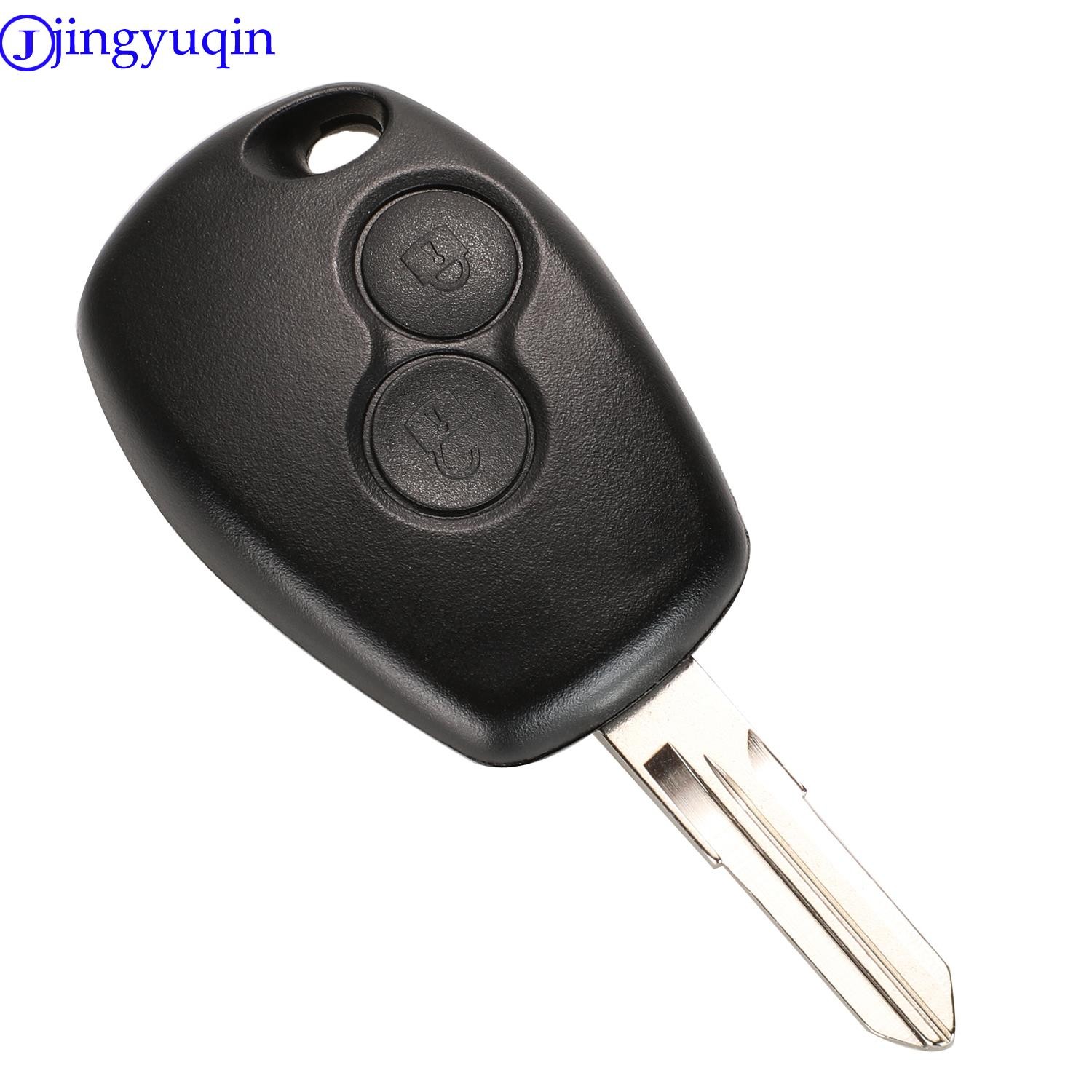 jingyuqin 2 Buttons Remote Key For Renault Duster Modus Clio 3 Twingo Dacia Logan Sandero Kangoo 433MHz PCF7947/7946/4A Chip