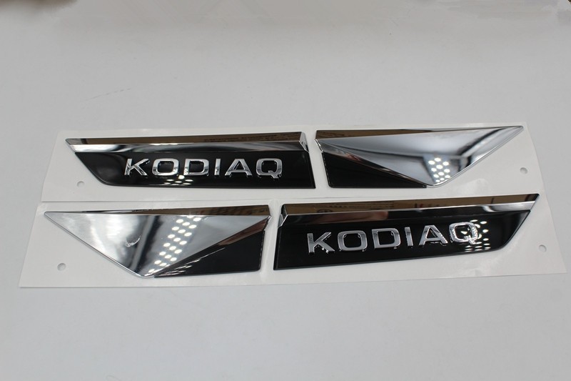 For 2017 2018 Skoda Kodiaq Original Side Wing Fender Door Emblem Badge Sticker Trim