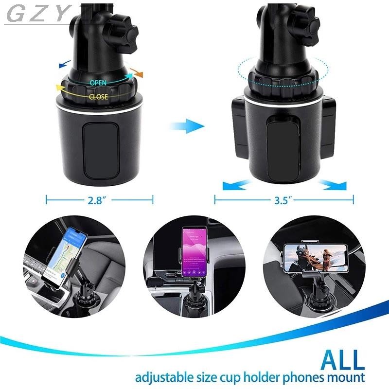 Adjustable Car Cup Holder Mobile Phone Mount Holder for Cell Phones Car Cup Phone Mount for Huawei Samsung