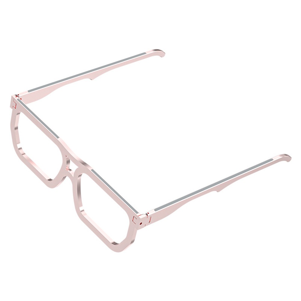 Universal Glasses Shaped Laptop Stand Aluminum Alloy Foldable Desktop Notebook Tablet Holder Kit for Home Office Supplies