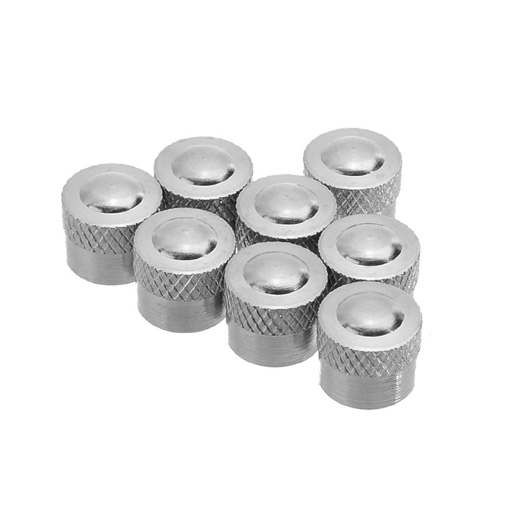 8pcs/set 8mm Car Valve Caps Metal Short Gasket Premium Tire Valve Cap Car Cap Cap Car Tire Wheel Valves Tire Stem Air Caps