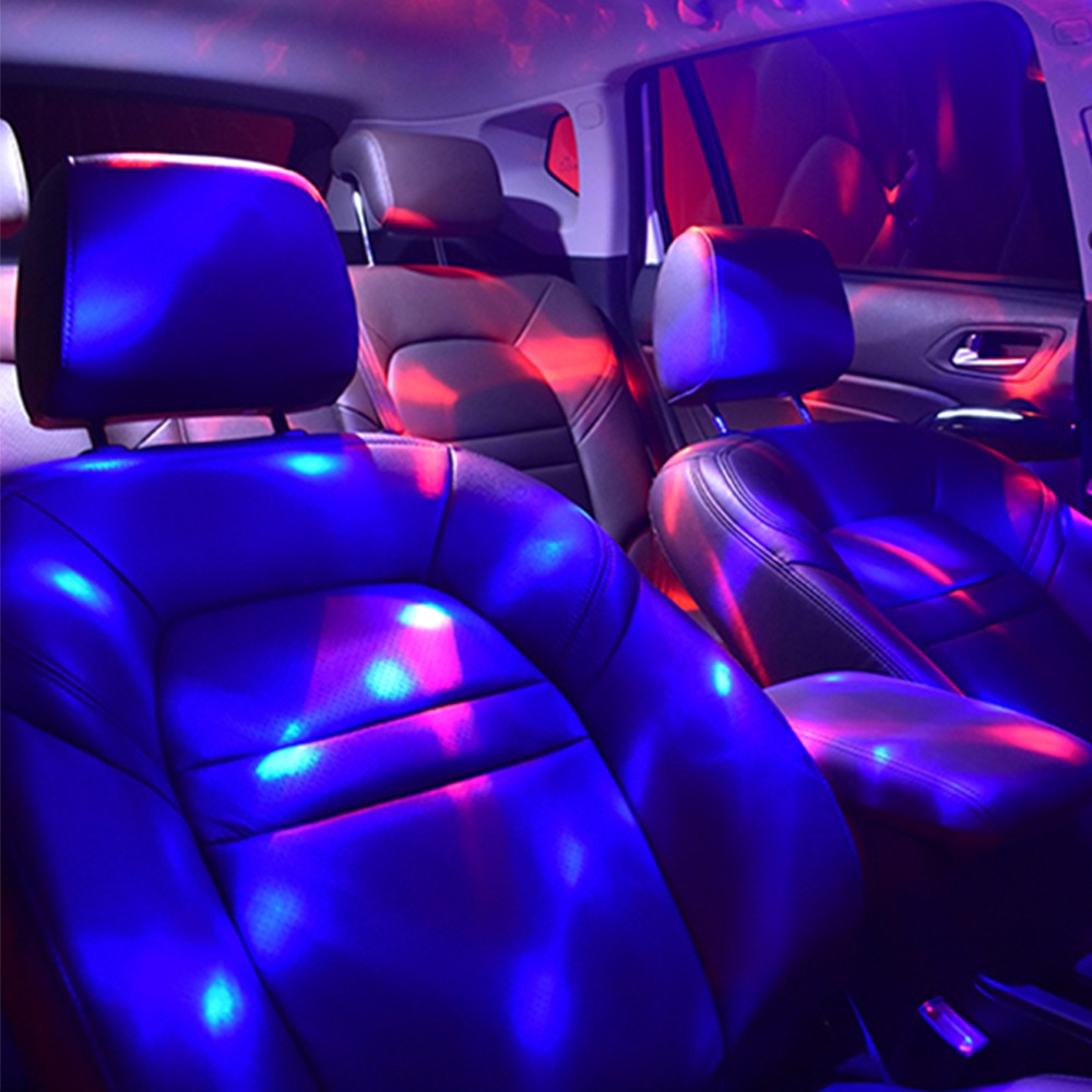 Car Ambient Light Accessories DJ RGB Colorful Music Audio Led Party Atmosphere Interior Dome Trunk Wall Welcome Lamp Night Light