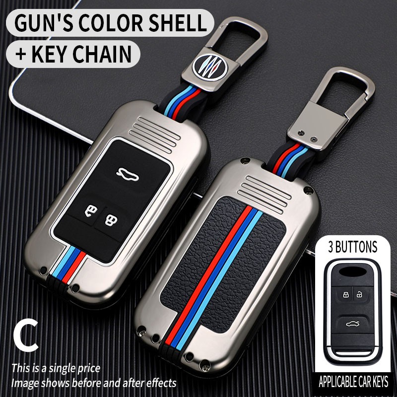 Car Key Case For Chery 8 7 5X 2019 2020 Tiggo 8 Tiggo 7 Smart Keyless Remote Cover Fob Key Cover Set Accessories