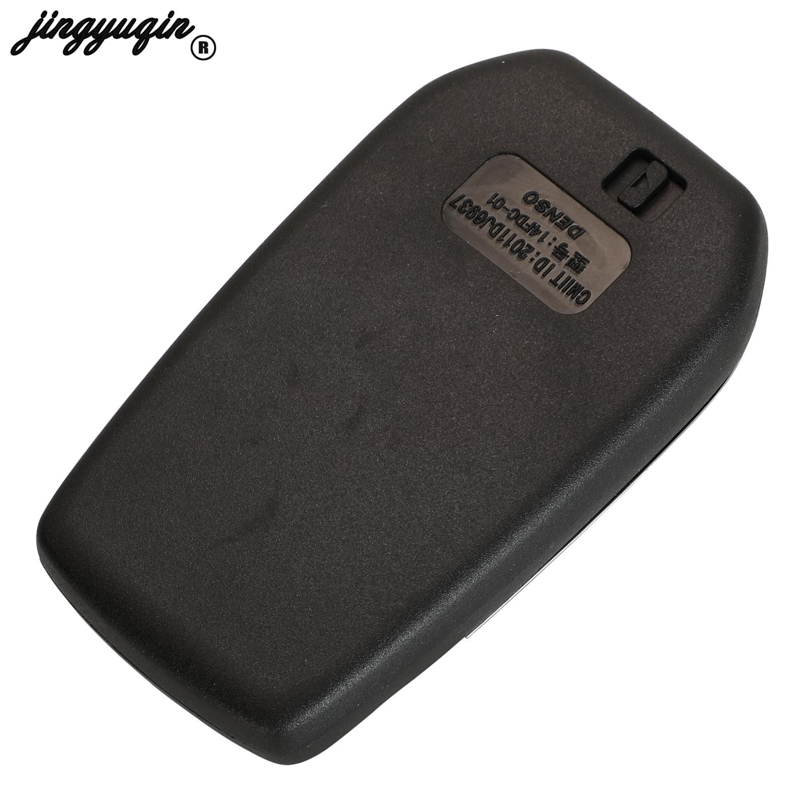 jingyuqin 2/3/4 Buttons Remote Control Key For Toyota Fortuner Prado Camry Rav4 Highlander Crown Housing Case Smart Keyless