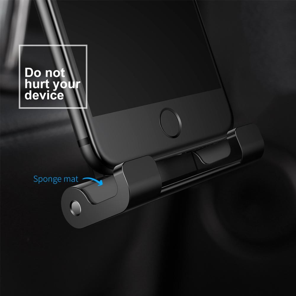 Baseus Car Back Seat Mount Tablet Car Holder for iPad 4.7-12.9 Inch Car Phone Holder Auto Headrest Back Seat Car Holder Stand
