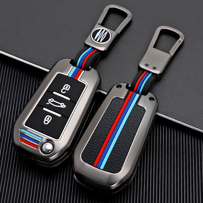 Car Key Shell Metal Case For Peugeot 207 3008 208 308 2008 307 508 5008 407 301 206 Citroen Allroad Zinc Alloy Car Key Bags Covers