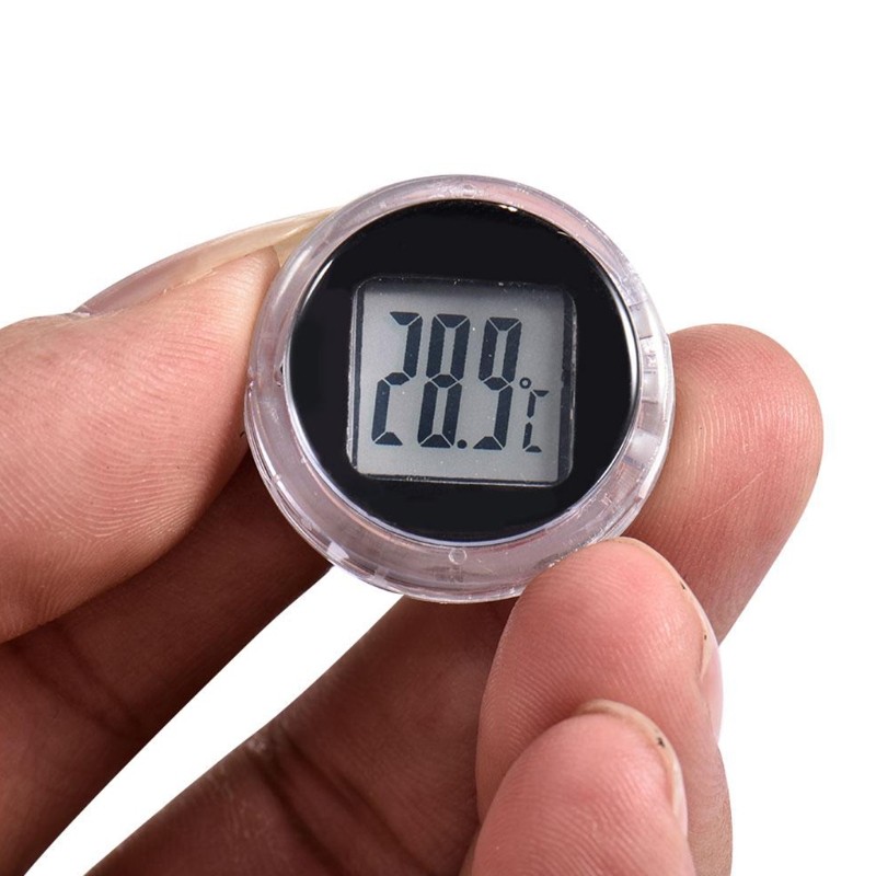 LCD Display Motorcycle Digital Watch Thermometer Time Monitor Portable Electronic Scale Tool Accessory Waterproof