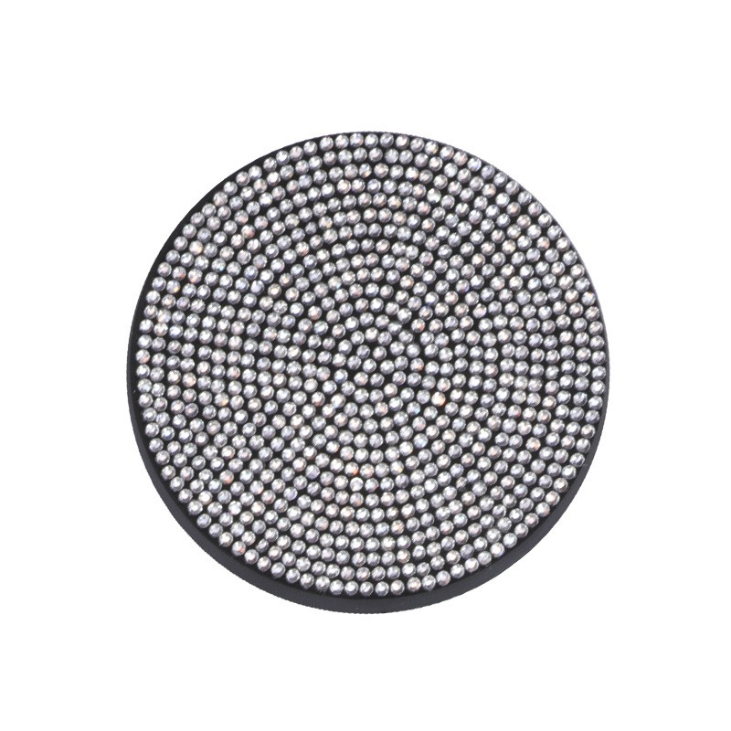 Anti-slip mat car water coaster universal diamond studded car anti-slip pad coaster diamond anti-slip mat interior accessories