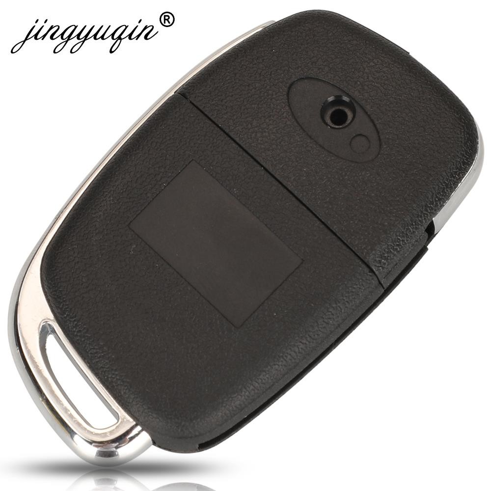 jingyuqin Horizontal Flip Remote Car Key Shell For Hyundai Solaris Creta Ix25 Kona Tucson Sonata I40 Elantra Ix35 I20 Ix45 2019