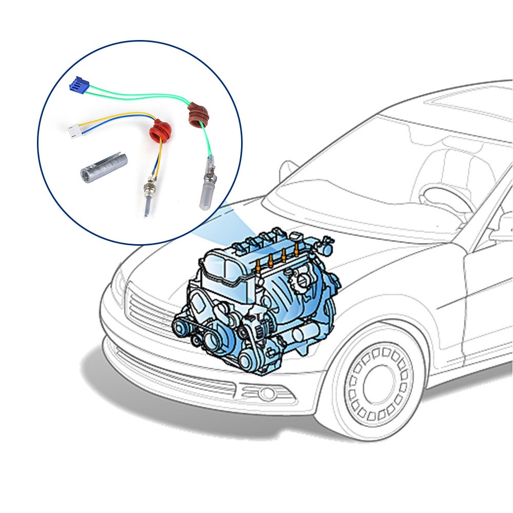 12V/24V 2KW 5KW 8KW Parking Heater Chinese Glow Plug Ceramic Pin Wrench for Truck Boat Air Diesel Car Heater Glow Plug