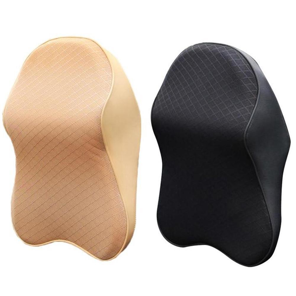 Car Headrest Neck Pillow Memory Foam Headrest Comfortable Car Pillow Lumbar Support Auto Interior Part Four Seasons General