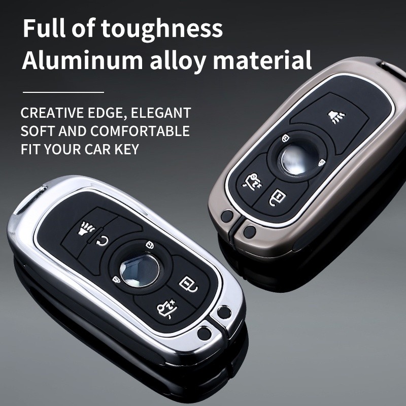 Car Key Case For Buick Envision Envision GL6 GL8 New LaCrosse Excelle Regal Verano Keys Protective Cover Shell Keychain Accessories