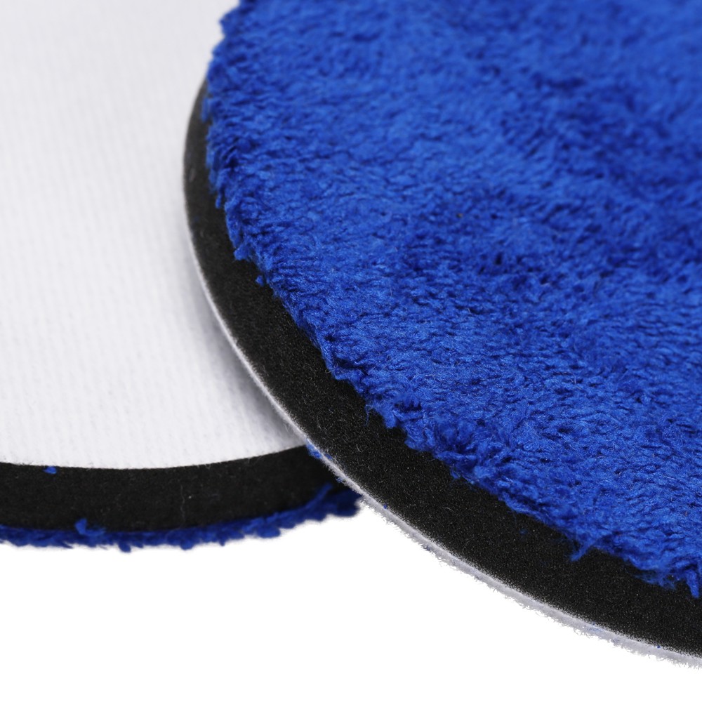 (Single Sale) SPTA 3/4/5/7 Inch Microfiber Polishing Pad Remove Buffer Wax Pads Replacement Buffing Pads for DA/RO Polisher