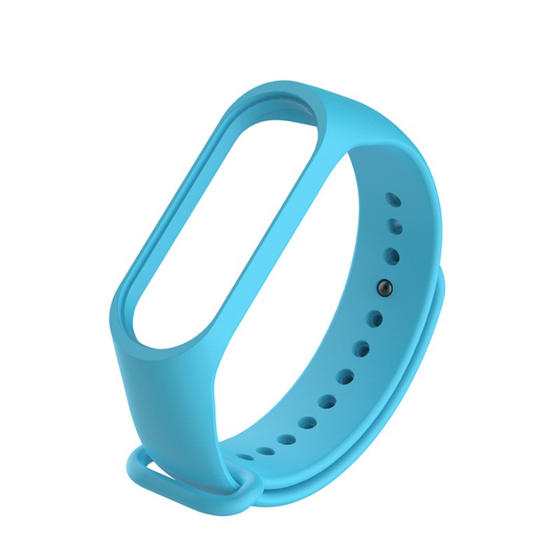 Suitable for Mi Band 3/4/5/6 Electronic Watch Strap Mi Band Replacement Silicone Wristband Adjustable Length Sport Strap