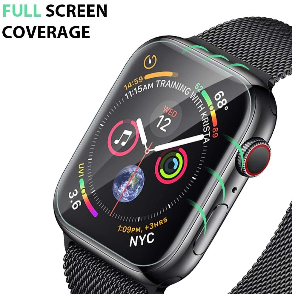 Clear Flexible Screen Protector for Apple Watch Series 7 6 5 4 3 2 1 SE Applewatch IWatch 45mm 44mm 42mm 41mm Screenprotector Film