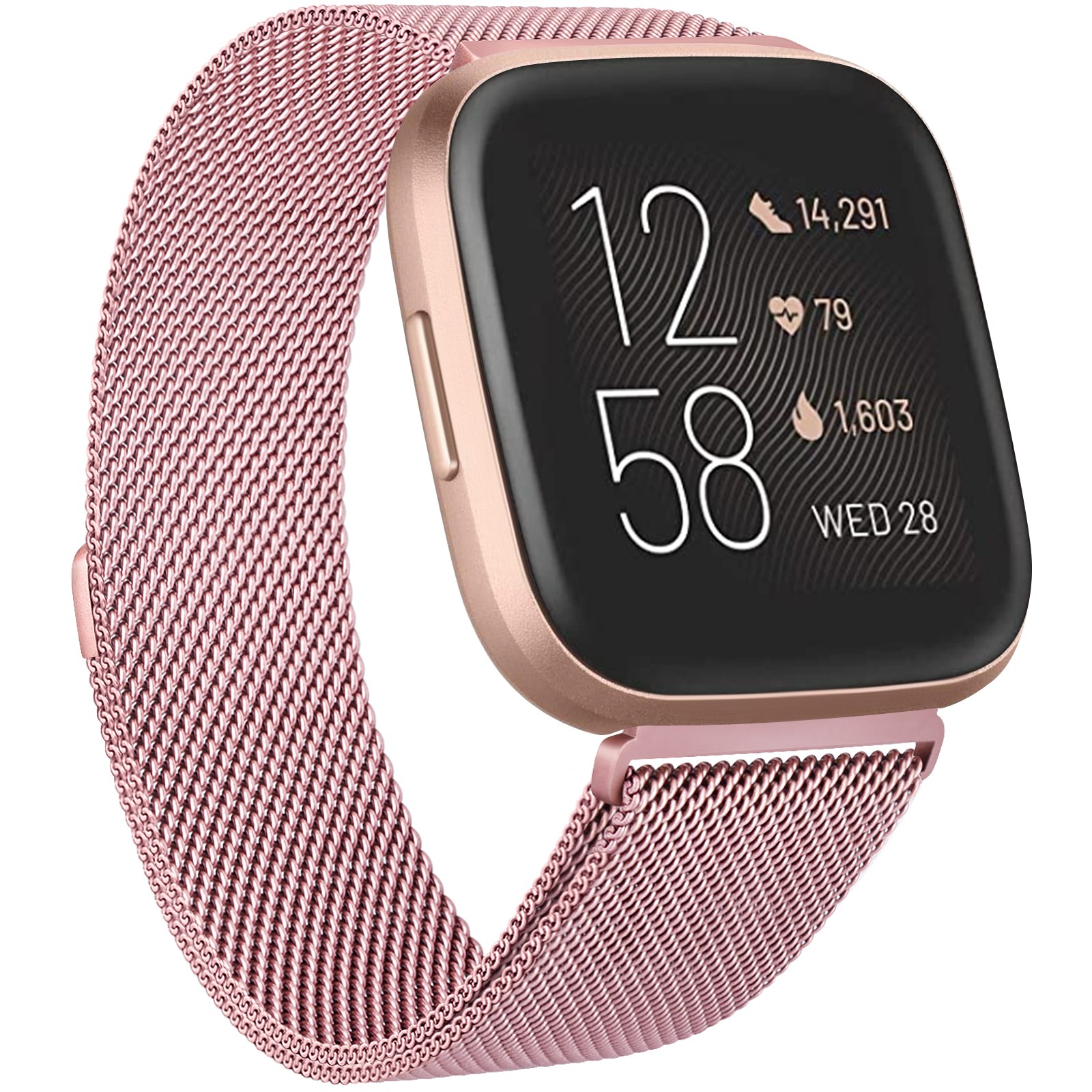 Strap For Fitbit Versa 3 2 Band Magnetic Metal Strap For Fitbit Versa 3 2 Lite Sense Band Smart Watches Wristbands Replacement