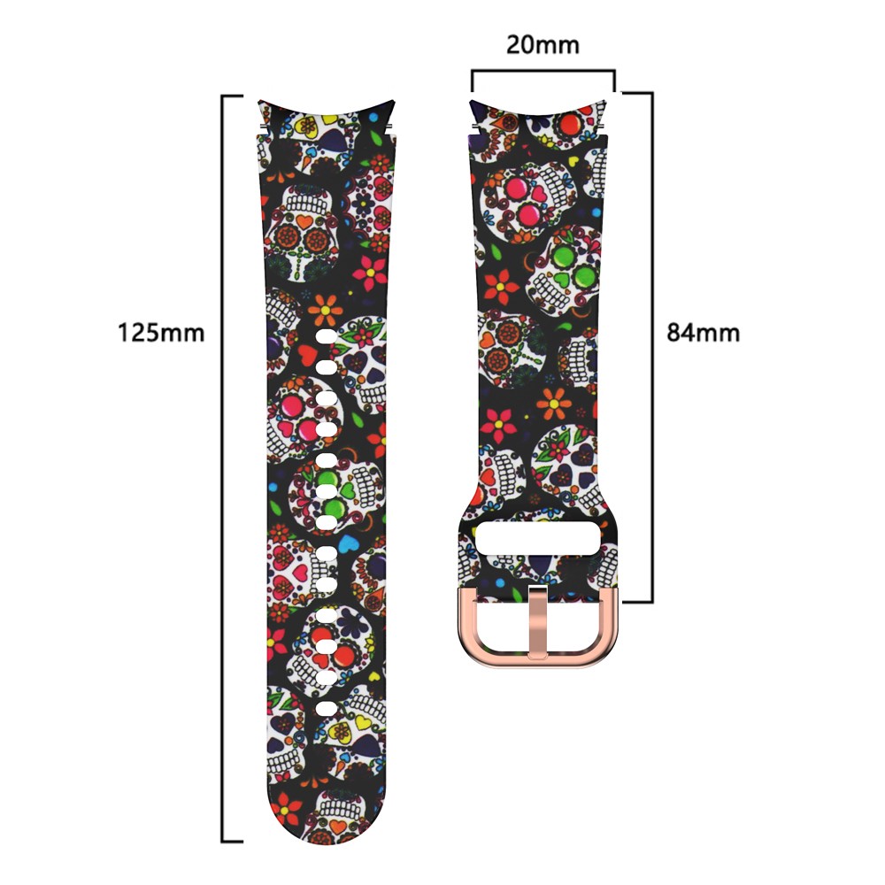 Leopard Print Bands Compatible for Samsung Galaxy Watch 4 Classic 46mm/42mm Watch 4 44mm 40mm Women Men Leopard Style Band