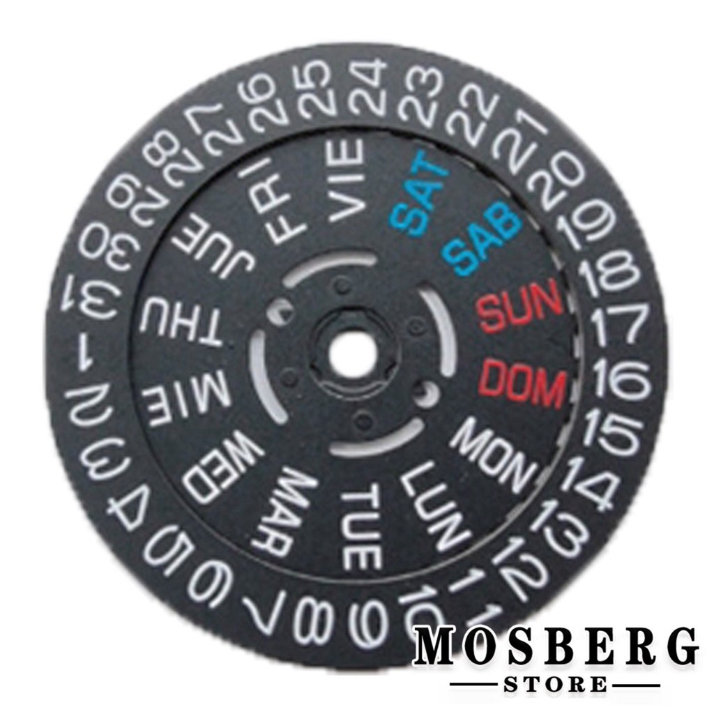 watch movement replacement spare parts stickers calendar date day wheel disk fit 3 o'clock 3.8 o'clock 6.0 o'clock for NH35 NH36