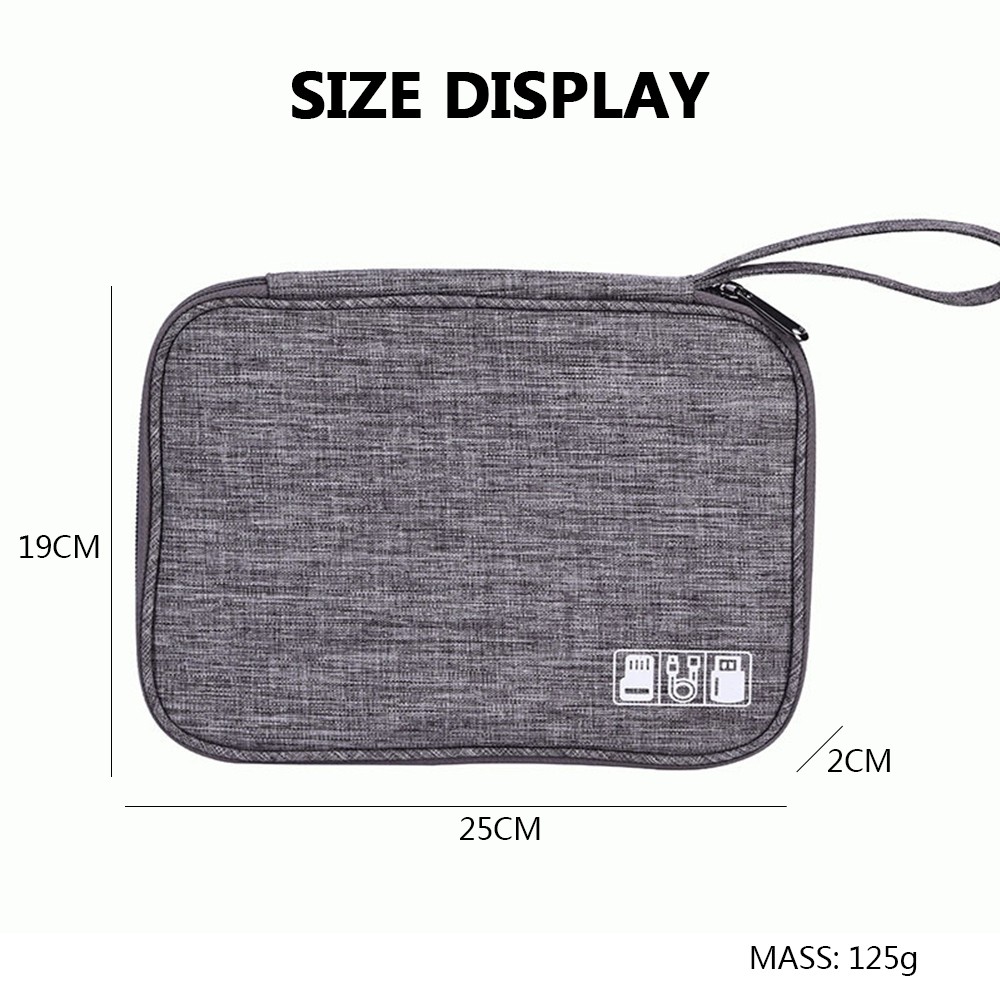 Versatile Storage Bag for Watch Band Strap Case Data Cable Mobile Power Supply Earphone Apple Watch Band Watch Band Storage Case Organizer