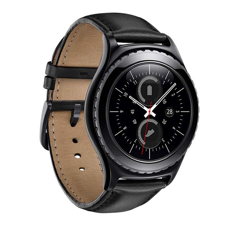 22mm/20mm leather strap for Samsung Gear S2 Classic S3 Frontier Galaxy 46mm/42mm band Huawei watch gt 2 amazfit bip bracelet