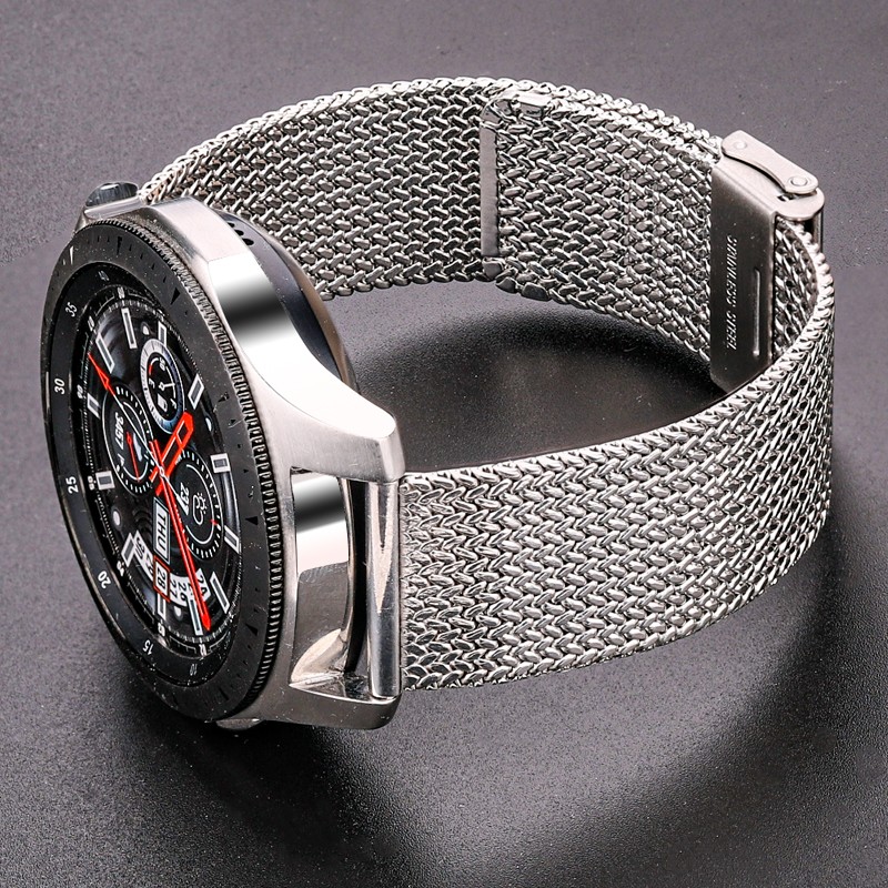 316l Stainless Steel Milanese Loop Watch Bracelet Men Women Replacement Watchband Strap 16mm 18mm 20mm 22mm Silver Black