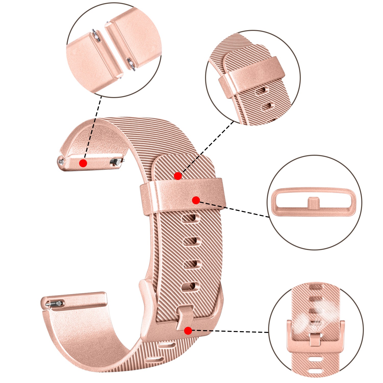 6pcs/4pcs/3pcs TPU Watch Strap for Fitbit Blaze Band Smartwatch Wristband Watchband Bracelet for Fitbit Blaze Strap Accessory