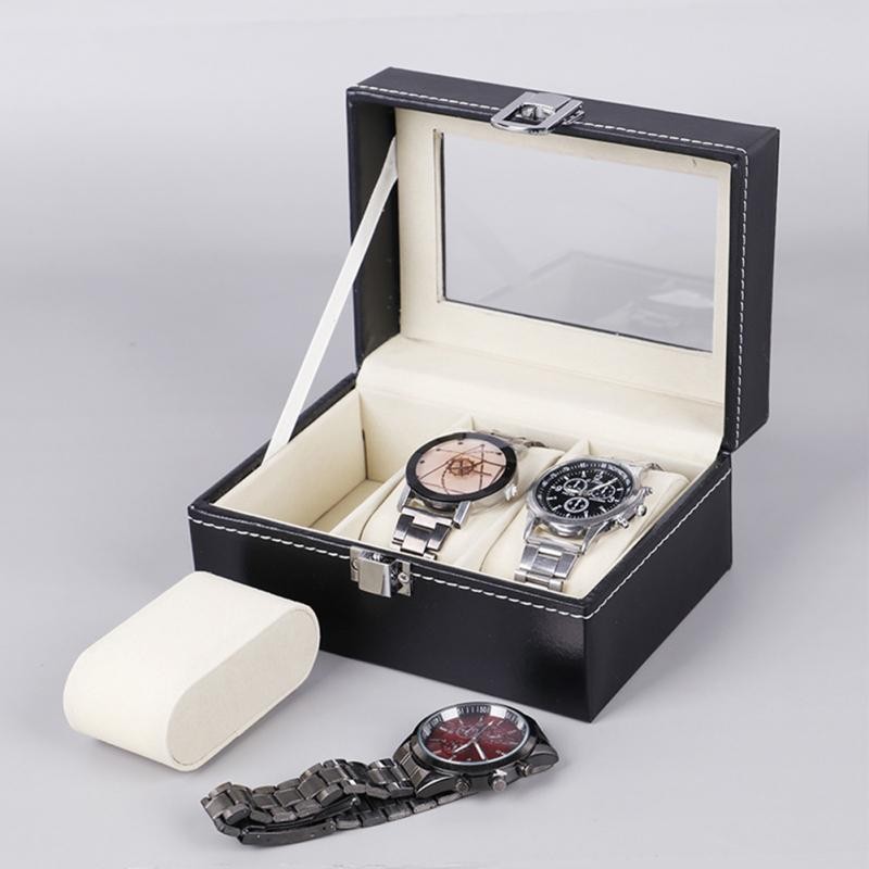 Watch Box 2/3/4/5/6/8/10 Grids PU Leather Watch Jewelry Box Storage Box Watch Packaging Organizer Jewelry Display Box