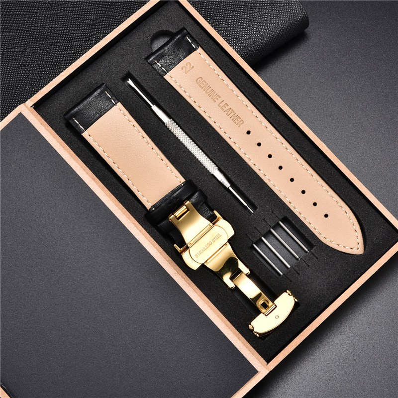 Soft Leather Watch Straps for Samsung Galaxy Gear S3 Business Strap Bracelets Men Women Watches 18mm 20mm 22mm 24mm