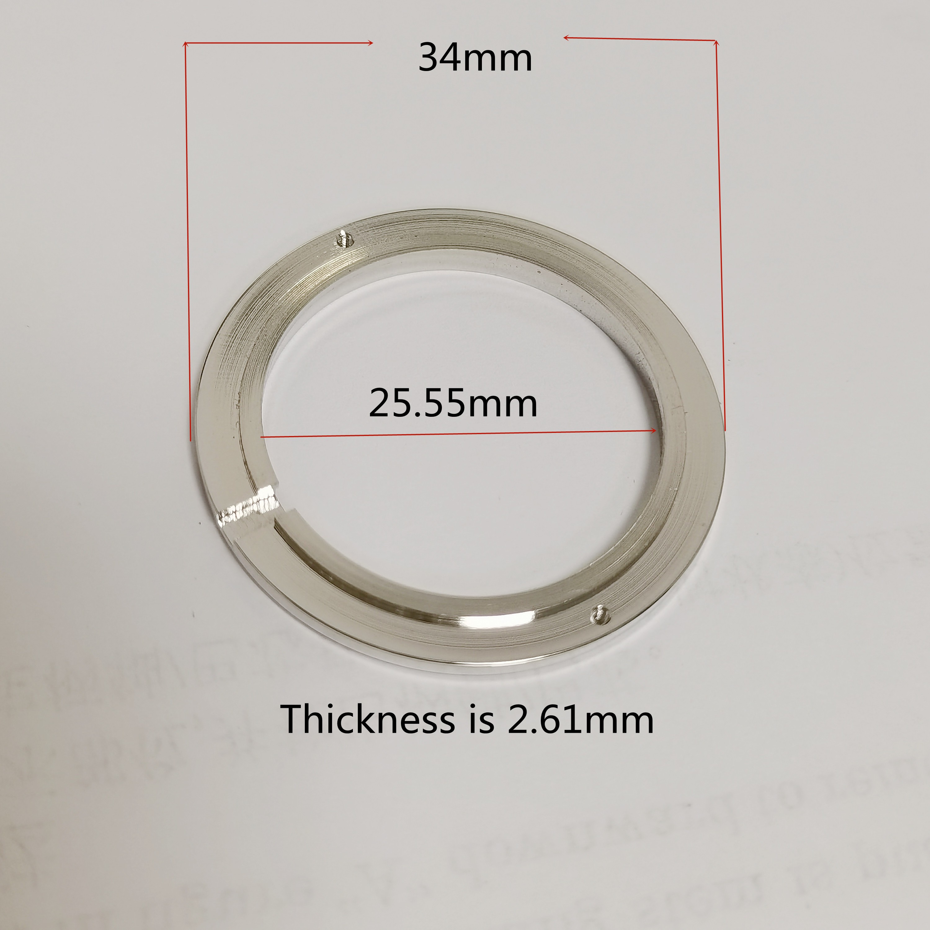 Free Shipping Metal Ring Fit Selection ETA 2836/2824/2892 Miyota 8215/8200 Mingzhu3804 2813 Automatic Movement