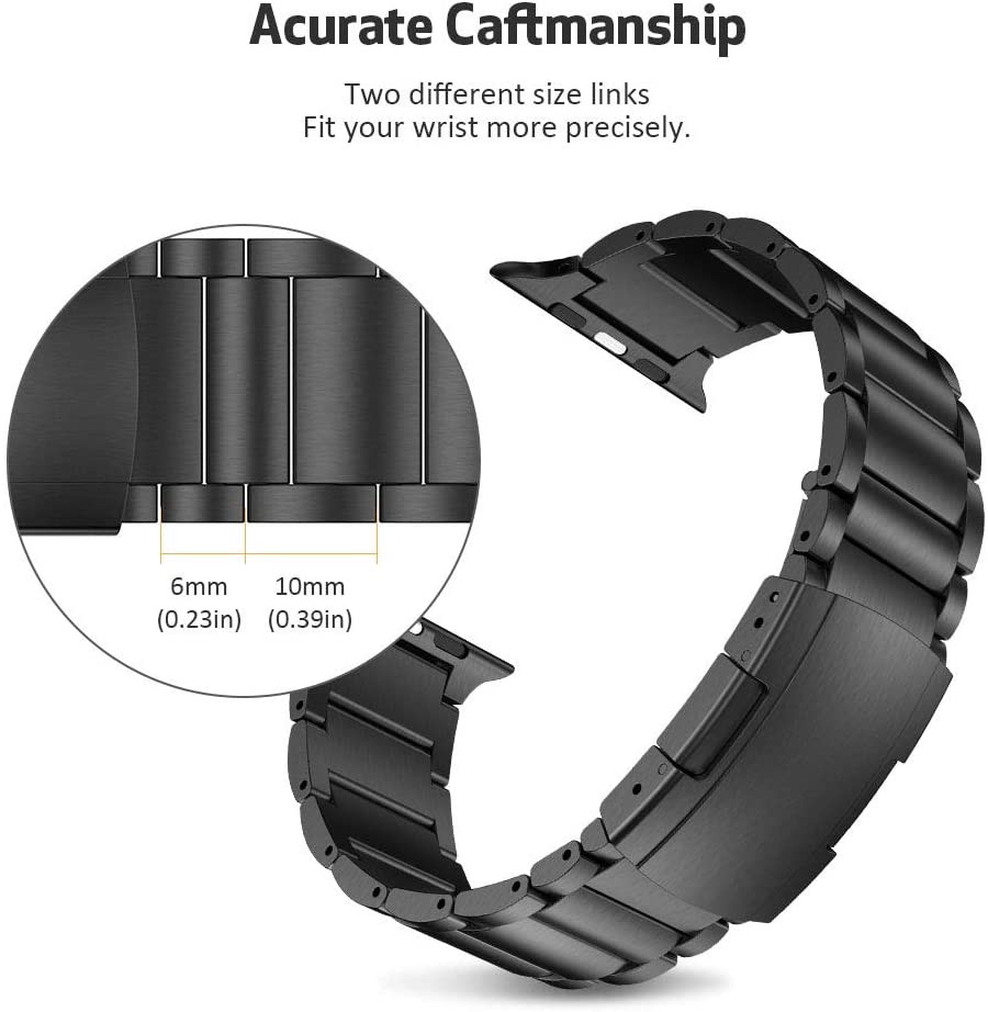 Titanium Strap for Apple Watch 7 41mm 45mm 6 5 4 SE 44mm 40mm Stainless Steel Replacement Strap for iwatch 3 2 1 42mm 38mm Band