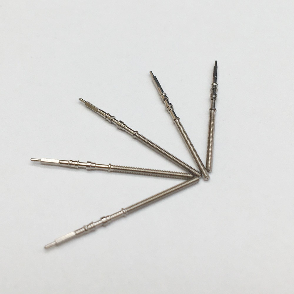 Seiko Original Winding Stem For NH3 Series Movement Stainless Steel Winding Stem 5pcs For NH35 NH36 NH38 NH39A Repiar Crown Kits