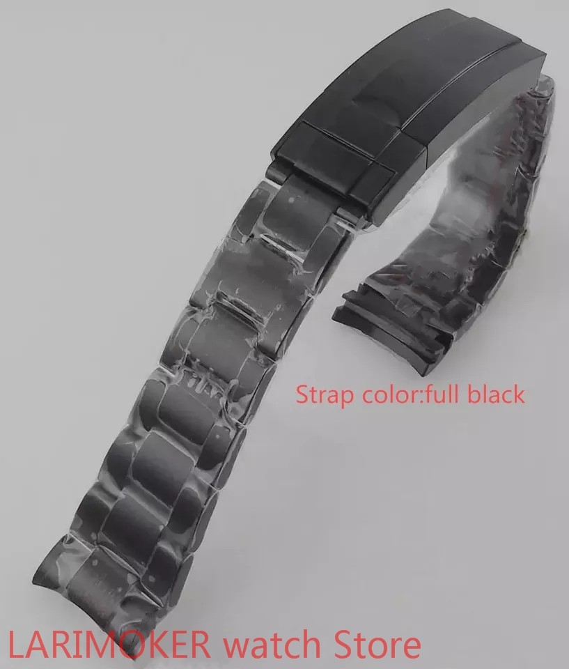 20mm BLIGER High Quality Stainless Steel Watch Band Band Deployment Clasp Fit 40mm Golden Watchband