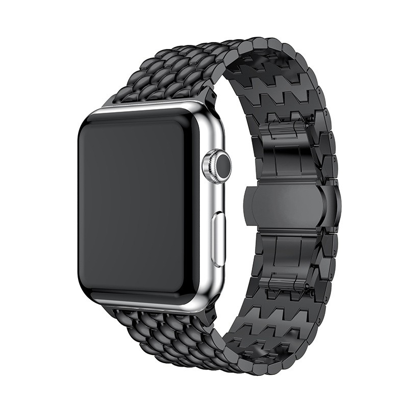 For Apple watch band 44mm 40mm 42mm 38mm 41 45mm metal strap for iwatch series 7 6 SE 5 4 3 accessories stainless steel bracelet