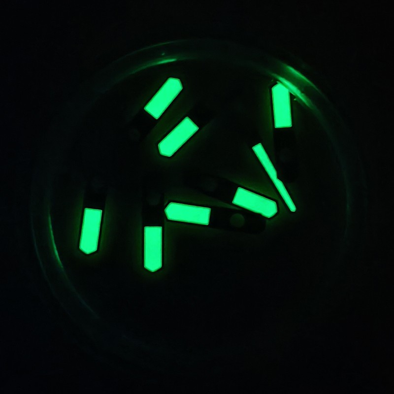 SKX Watch Hands nh35 Green C3 Luminous Hands For Seiko SKX007 SRPD Fit 7s26 NH36 NH35 Movement Men's Watches Cut Dial