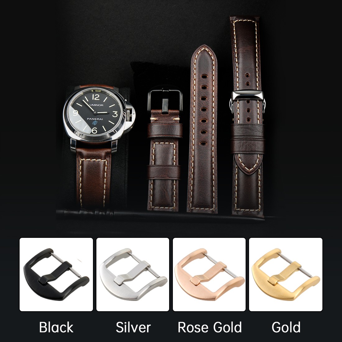 High Quality Soft Calf Genuine Leather Watch Band For Huawei Watch Gt 2 Strap Samsung Galaxy Watch Strap 22mm Watch Accessories