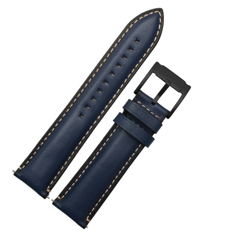 High quality carbon fiber texture watchband for omg 600 Tudor ROX wristband 22mm genuine leather straps